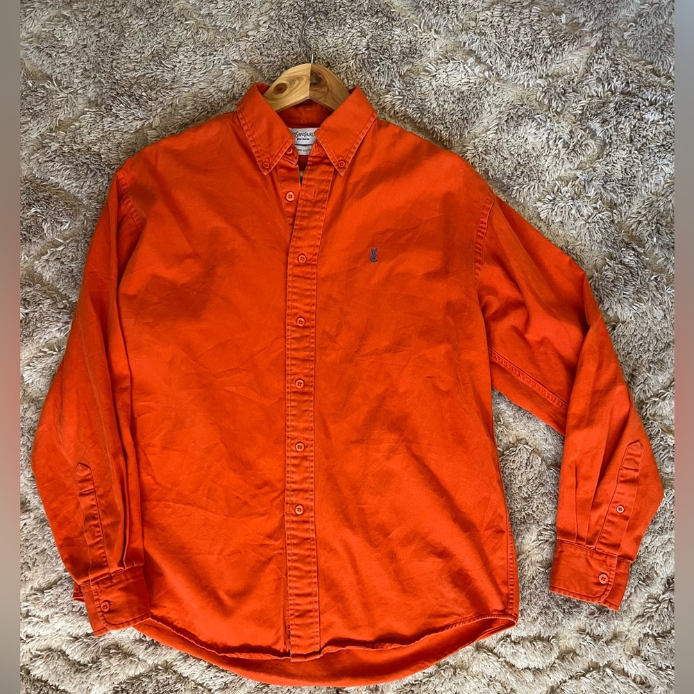 Vintage Yves Saint Laurent pour bomme button up shirt
